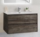KRAFT 39 База под раковину с двумя выкатными ящиками, Pino Pasadena, 810х390х515, KRAFT 39-800/390-2C-SO-PP