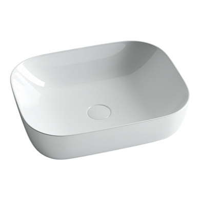 Умывальник чаша накладная прямоугольная Ceramica Nova Element 505*405*140мм