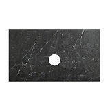 Столешница из керамогранита под накладную раковину Belbagno 900x460 Marmo Nero Opaco KEP-90-MNO-W0