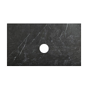 Столешница из керамогранита под накладную раковину Belbagno 900x460 Marmo Nero Opaco KEP-90-MNO-W0