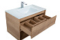 Тумба с раковиной подвесная Belbagno KRAFT 1000, Rovere Nebrasca Nature, 1000x460x500, KRAFT-1000-1C-SO-RNN/BB1010/465-LV-VTR-BL