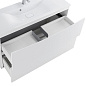 Тумба с раковиной напольная BelBagno MARINO 120 Bianco Lucido, раковина белая,MARINO-1200-2C-PIA-BL-P/BB1200/450-LV-MR-PR