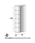 Колонна подвесная Cezares 53171 Bianco Lucido