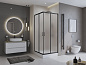 Душевой уголок BelBagno UNO-195-A-2-90-P-NERO