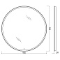 Зеркало BelBagno SPC-RNG-900-LED-TCH