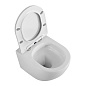 Унитаз подвесной безободковый с сиденьем BelBagno ФОРМАТ(UNO) 2.0 BB7306CHR/SC