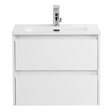 Тумба с раковиной подвесная Belbagno KRAFT 39-500, Bianco Opaco, 510х390х515, KRAFT 39-500/390-2C-SO-BO/BB500/390ETL