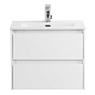 Тумба с раковиной подвесная Belbagno KRAFT 39-500, Bianco Opaco, 510х390х515, KRAFT 39-500/390-2C-SO-BO/BB500/390ETL