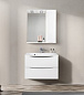 Шкаф зеркальный правосторонний, Belbagno Marino 700х150х750, Bianco Lucido, MARINO-SPC-700/750-1A-BL-P-R