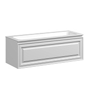 Very База под раковину подвесная с одним выкатным ящиком, 1195х445х406 Bianco VR120W