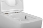 Унитаз подвесной безободковый с сиденьем и смывом ТОРНАДО BelBagno БЛЕСК (LUCE) BB076CH-TOR/SC