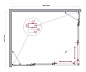 Душевой уголок BelBagno LUCE-AH-22-150/120-C-Cr прозрачное стекло, профиль хром