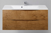 MARINO База под раковину подвесная с двумя выкатными ящиками, Rovere Nature, 1100x450x500, MARINO-1100-2C-SO-RN-P