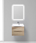 Тумба с раковиной подвесная BelBagno Marino 600, Rovere Bianco, 600x450x500, MARINO-600-2C-SO-WO-P/BB600/450-LV-MR-AST