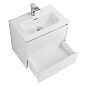 Тумба с раковиной подвесная Belbagno KRAFT 39-500, Bianco Opaco, 510х390х515, KRAFT 39-500/390-2C-SO-BO/BB500/390ETL