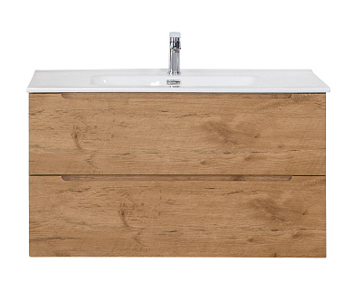 Тумба с раковиной подвесная Belbagno ETNA 900, Rovere Moro, 910х460х515, ETNA-900-2C-SO-RN-P/BB900ETL