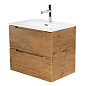 Тумба с раковиной подвесная Belbagno ETNA 39-500, Rovere Nature, 510х390х515, ETNA39-500/390-2C-SO-RN-P/BB500/390ETL