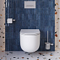 Унитаз подвесной безободковый с сиденьем и смывом ТОРНАДО BelBagno ТИШИНА (SOFT-TOR) BB084CH-TOR/SC
