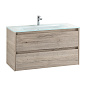 Тумба с раковиной подвесная Belbagno KRAFT 900, Rovere Galifax Bianco, 910х460х515, KRAFT-900-2C-SO-RGB/BB910/465-LV-VTR-BL