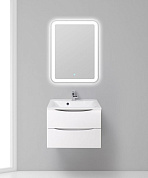 Тумба с раковиной подвесная BelBagno Marino 650 Bianco Lucido, 650x450x530, MARINO-650-2C-SO-BL-P/BB650/450-LV-MR-PR