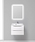 Тумба с раковиной подвесная BelBagno Marino 650 Bianco Lucido, 650x450x530, MARINO-650-2C-SO-BL-P/BB650/450-LV-MR-PR