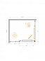 Душевой уголок CEZARES LUX-AH-FS-11-120/100-C-GM