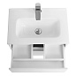 Тумба с раковиной подвесная Belbagno KRAFT 39-500, Bianco Opaco, 510х390х515, KRAFT 39-500/390-2C-SO-BO/BB500/390ETL