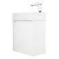 Тумба с раковиной подвесная Belbagno KRAFT MINI 500, Bianco Opaco, 494х256х500, KRAFT MINI-500/260-1A-SO-BO-R/7045-KL