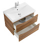 MARINO-CER База с керамической раковиной подвесная, Rovere Rustico, MARINO-CER-600-2C-SO-RR-P/BB-0320-60-LVB