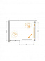 Душевой уголок CEZARES LUX-AH-FS-11-120/90-C-BORO