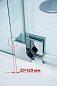Душевой уголок CEZARES SLIDER-AH-2-70/80-90/100-C-NERO