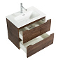Тумба с раковиной подвесная Belbagno ETNA 39-500, Rovere Moro, 510х390х515, ETNA39-500/390-2C-SO-RW-P/BB500/390ETL