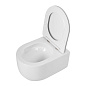Унитаз подвесной безободковый с сиденьем и смывом ТОРНАДО BelBagno ТИШИНА (SOFT-TOR) BB084CH-TOR/SC