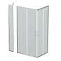 Душевой уголок BelBagno LUCE-AH-21-110/90-P-Cr рифлёное стекло, профиль хром