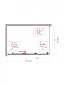 Душевой уголок BelBagno UNO-195-AHF-31-120/80-C-Cr