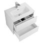 Тумба с раковиной подвесная Belbagno KRAFT 39-500, Bianco Opaco, 510х390х515, KRAFT 39-500/390-2C-SO-BO/BB500/390ETL