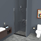 Душевая дверь в нишу BELBAGNO UNO-B-2-80-C-Cr