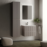 Тумба с керамической раковиной подвесная, SANCOS Snob R, 60 см  Doha Soft SNR60SM+CN7011