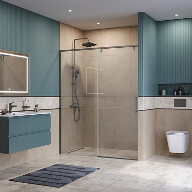 Душевая дверь в нишу BELBAGNO SOFT_CLOSE-1-BF-1-130-C-GM