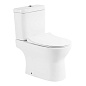 Унитаз-компакт безободковый с сиденьем  BelBagno ТУМАН (STEAM) BB130CPR/SC+BB130T