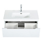 Тумба с раковиной подвесная Belbagno ETNA 39-800, Bianco Lucido, 810х390х515, ETNA39-800/390-2C-SO-BL-P/BB800/390ETL