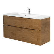 MARINO-H60 База под раковину подвесная с двумя выкатными ящиками, Rovere Nature, 1100x450x600, MARINO-H60-1100-2C-SO-RN-P