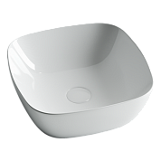 Умывальник чаша накладная квадратная Ceramica Nova Element 400*400*140мм