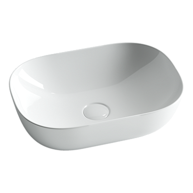 Умывальник чаша накладная прямоугольная Ceramica Nova Element 455*325*135мм
