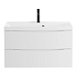 Тумба с раковиной подвесная BelBagno Marino 900, Bianco Opaco, 900x450x500, MARINO-900-2C-SO-BO-P/BB900/450-LV-MR-AST