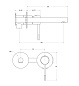Встраиваемый смеситель для раковины Cezares RELAX-BLI2-2-IN-W0