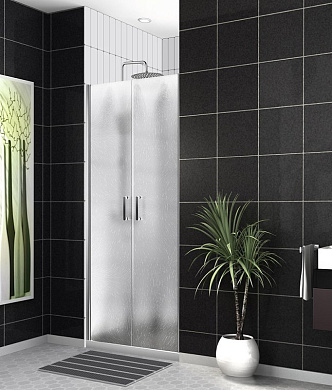 Душевая дверь в нишу BELBAGNO UNO-B-2-90-CH-Cr