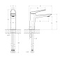 Смеситель для раковины CEZARES LINER-LS-01-W0