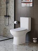Унитаз-компакт  с сиденьем и смывом ТОРНАДО BelBagno РОМАНО (ROMANO -TOR) BB2803CP/T-TOR/SC