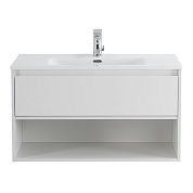 Тумба с раковиной подвесная Belbagno KRAFT 900, Bianco Opaco, 900x460x500, KRAFT-900-1C-SO-BO/BB900ETL